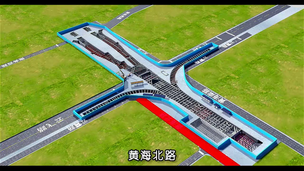 “黄海路隧道投标动画制作